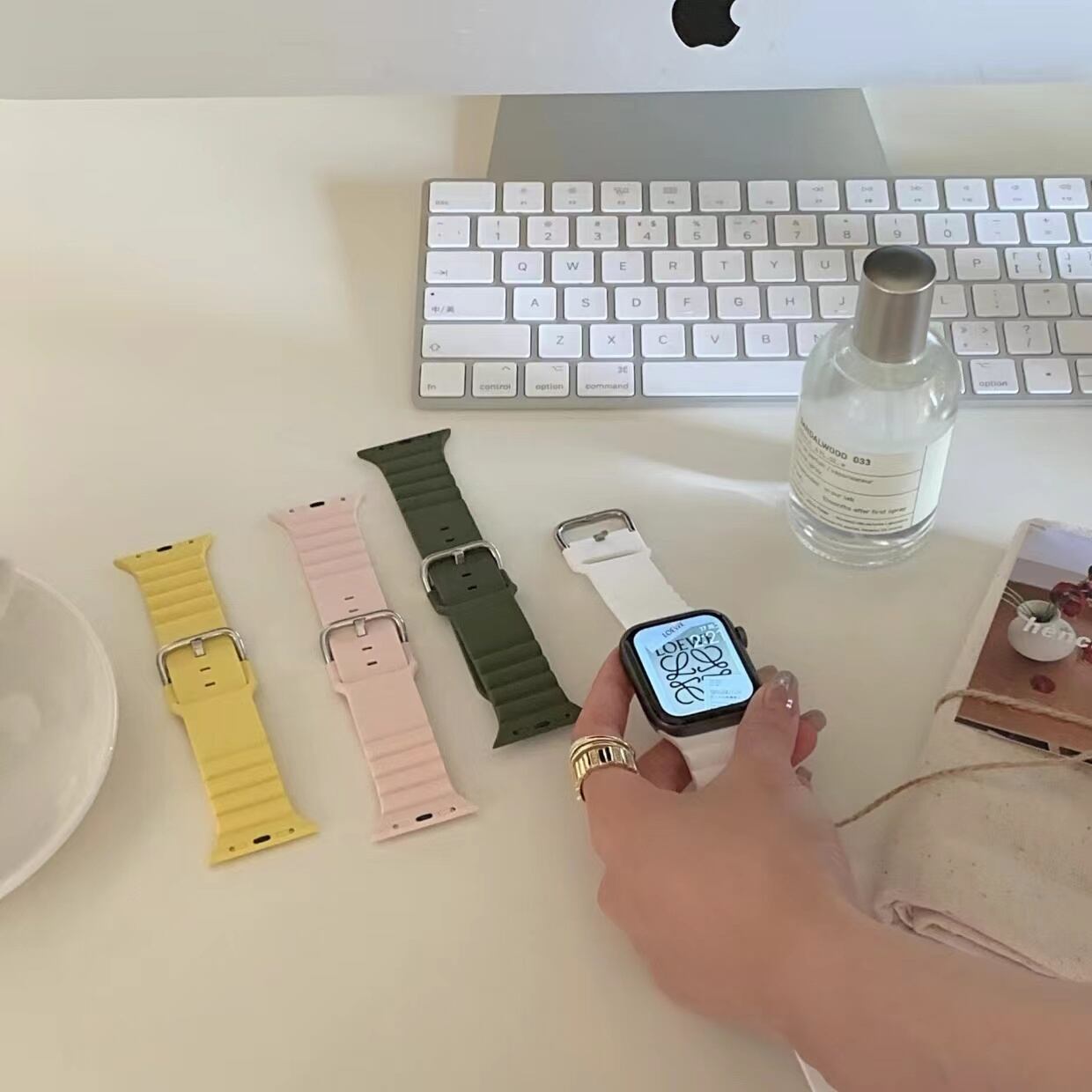 Simple Silicon Apple Watch Band シンプルシリコンアップルウォッチバンド　R01270