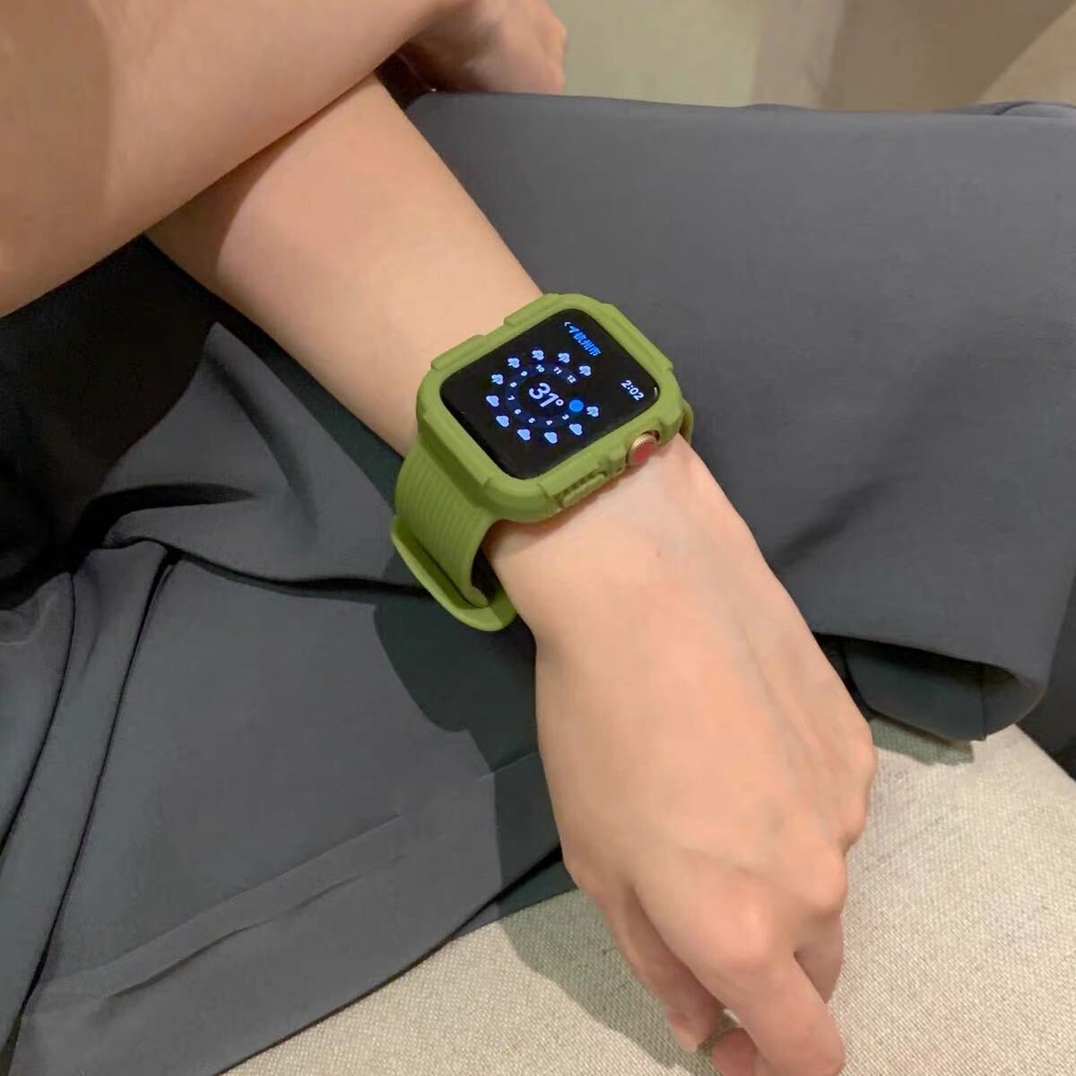 Simple Sporty Apple Watch Band シンプルスポーティーバンド　R01228