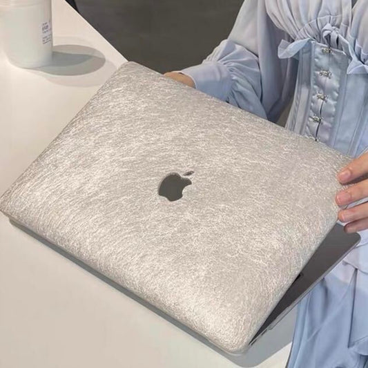 Silver Silk Pattern MacBook Cover　シルバーシルク柄MacBookカバー　R01448