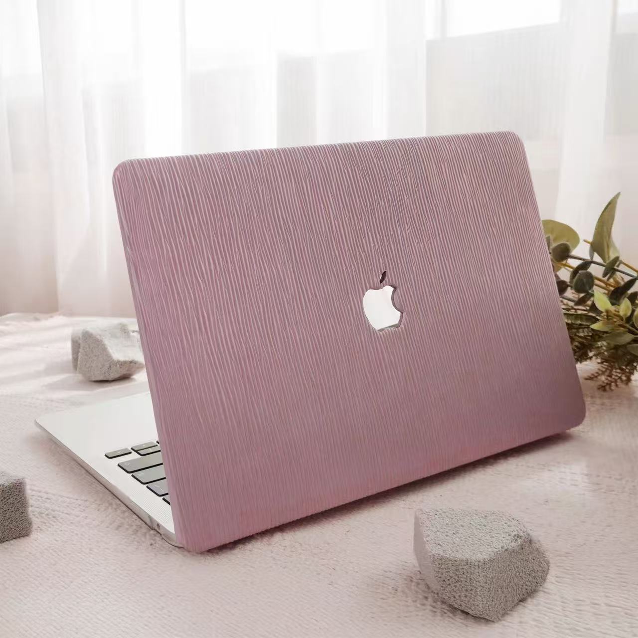 Pink Texture MacBook Cover　ピンクテクスチャーMacBookカバー　R02170