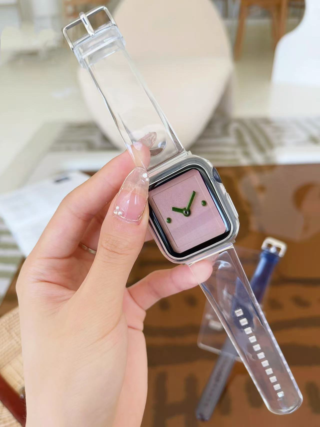 Clear Jelly Apple Watch Band　 クリアゼリーAppleWatchバンド　R02158