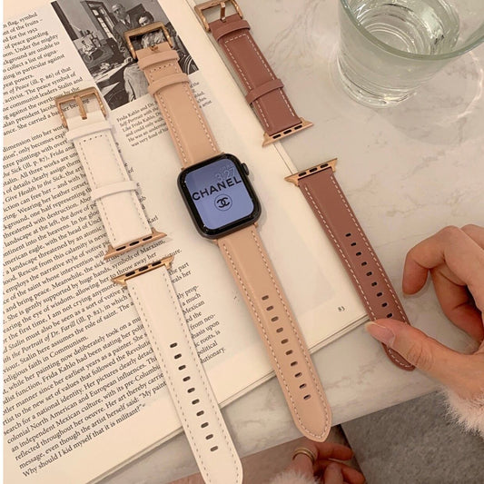 Simple Leather Apple Watch Band シンプルレザーアップルウォッチバンド R01281