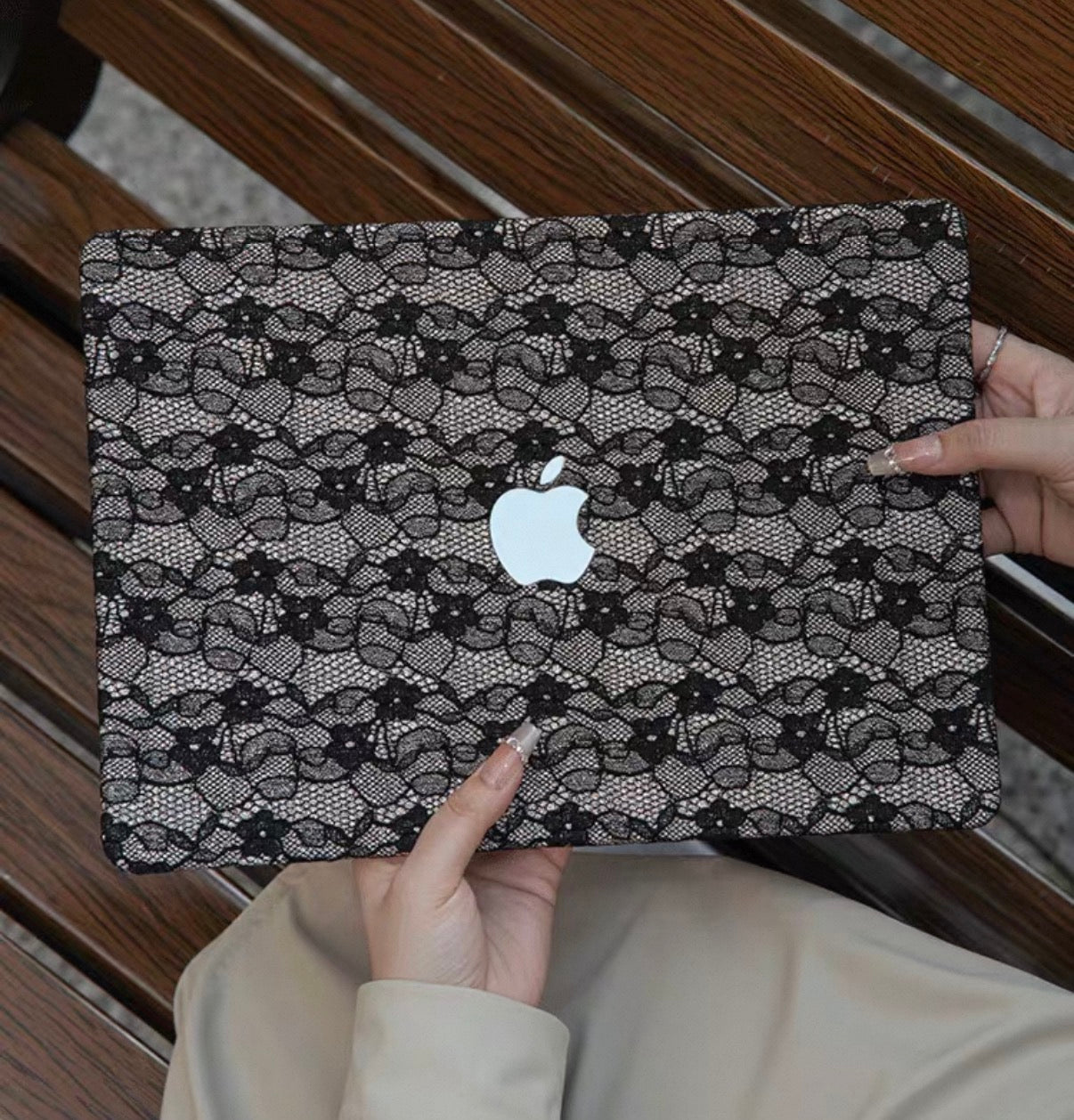 Lace MacBook Cover　レース MacBookカバー　R02164