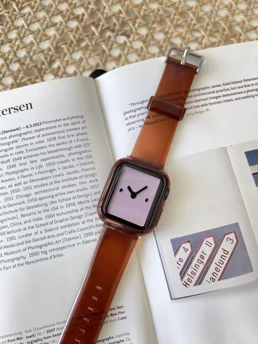 Clear Jelly Apple Watch Band　 クリアゼリーAppleWatchバンド　R02158