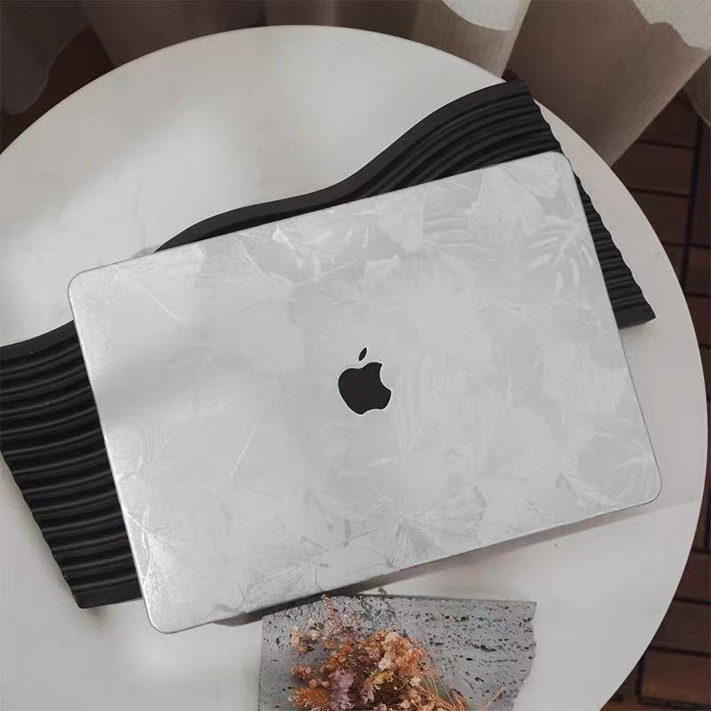 Silver Leaf MacBook Cover　シルバーリーフMacBookカバー　R02168