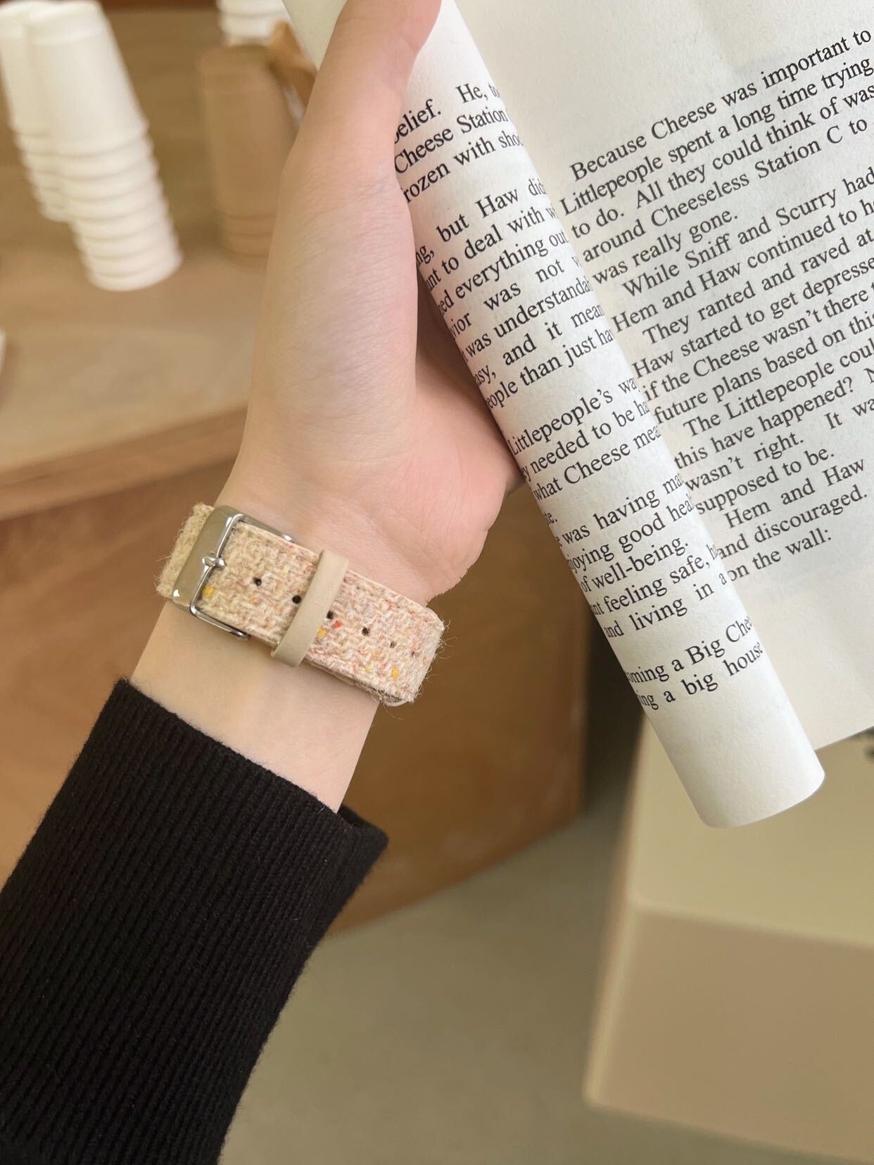 Elegant Tweed Apple Watch Band　R01166