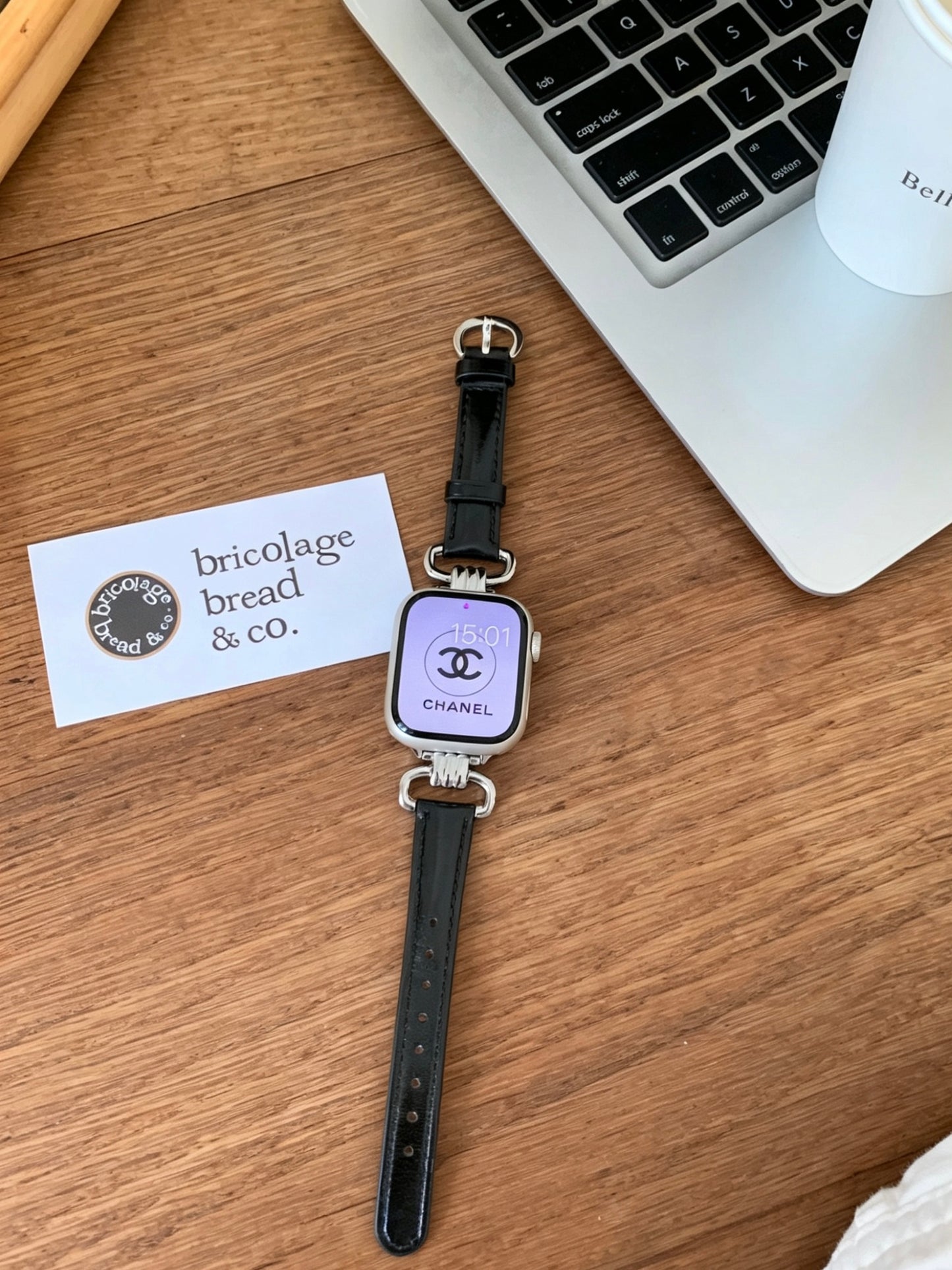Elegant Leather Style Apple Watch Band　 エレガントレザースタイルAppleWatchバンド　R02153