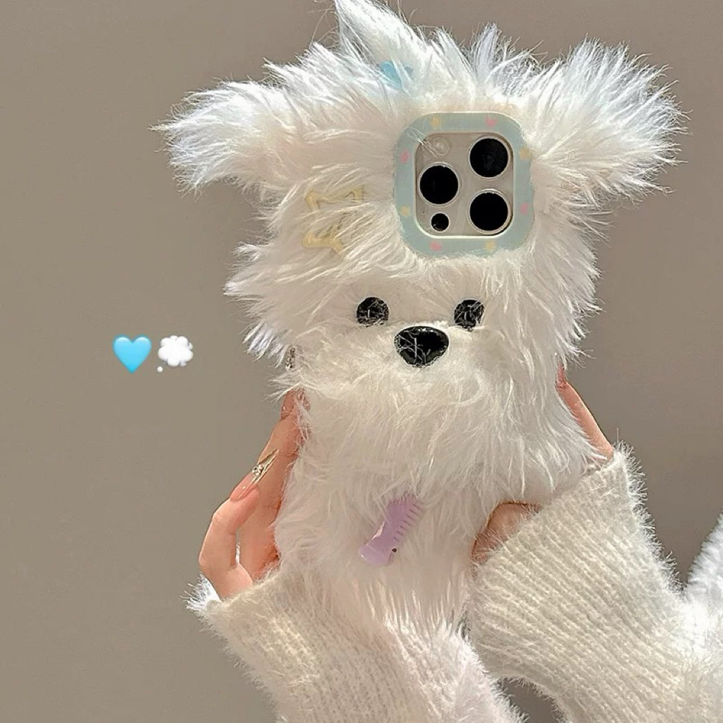 ”Scruffy Cutie Puppy" iPhone Case ”ボサボサキュートワンちゃん” iPhoneケース　R02128