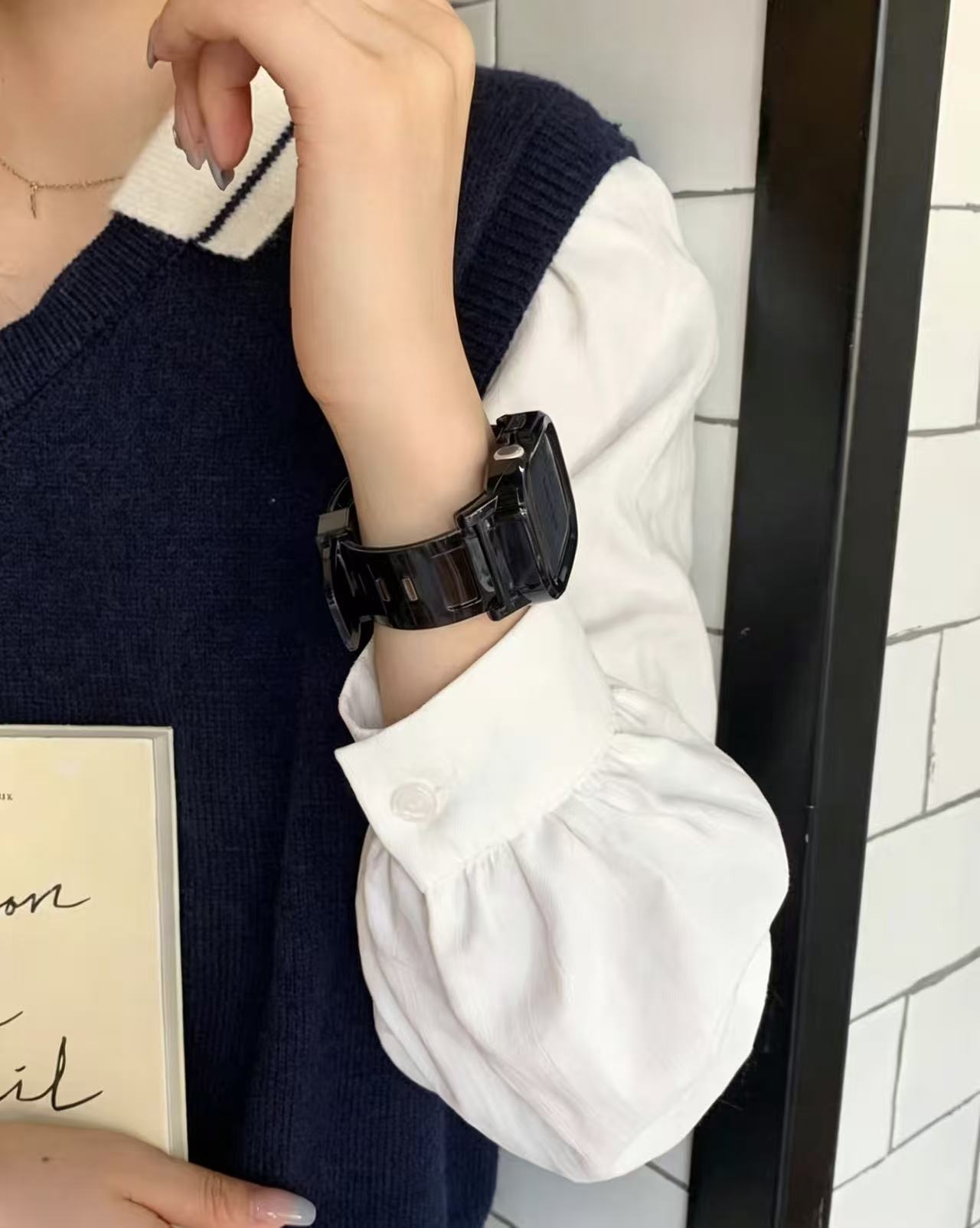 Clear Sporty Apple Watch Band　 クリアスポーティAppleWatchバンド　R02159